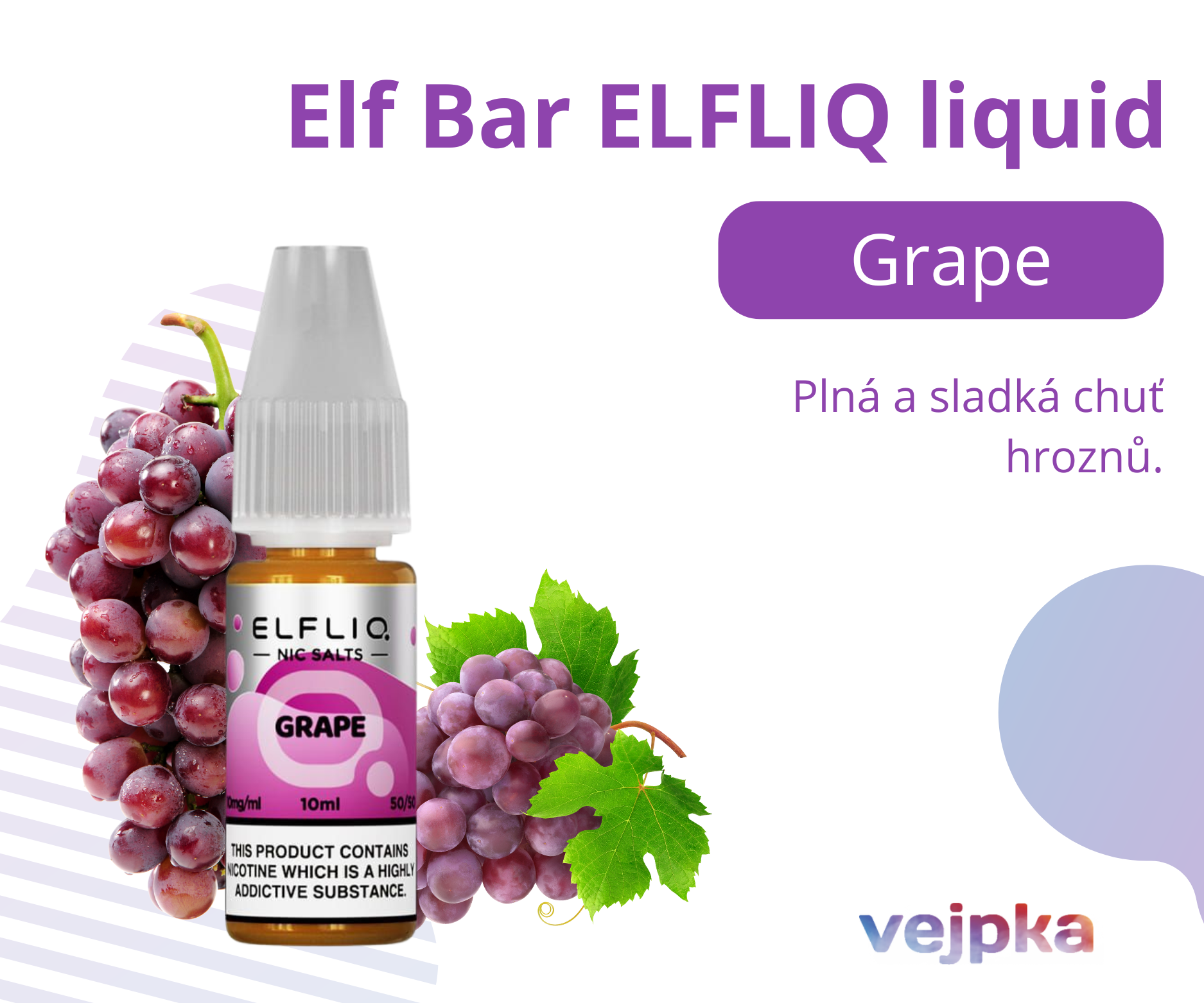 Elf Bar ELFLIQ - GRAPE